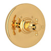 ROHL® 3/4" THERMOSTATIC TRIM WITHOUT VOLUME CONTROL (CROSS HANDLE) - robinsonco.ca