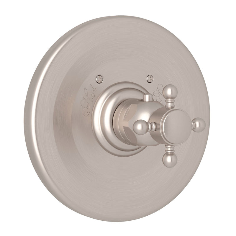 ROHL® 3/4" THERMOSTATIC TRIM WITHOUT VOLUME CONTROL (CROSS HANDLE) - robinsonco.ca