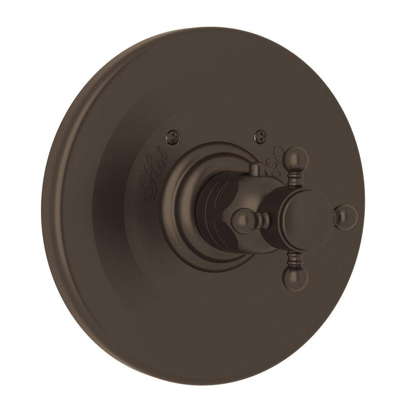 ROHL® 3/4" THERMOSTATIC TRIM WITHOUT VOLUME CONTROL (CROSS HANDLE) - robinsonco.ca