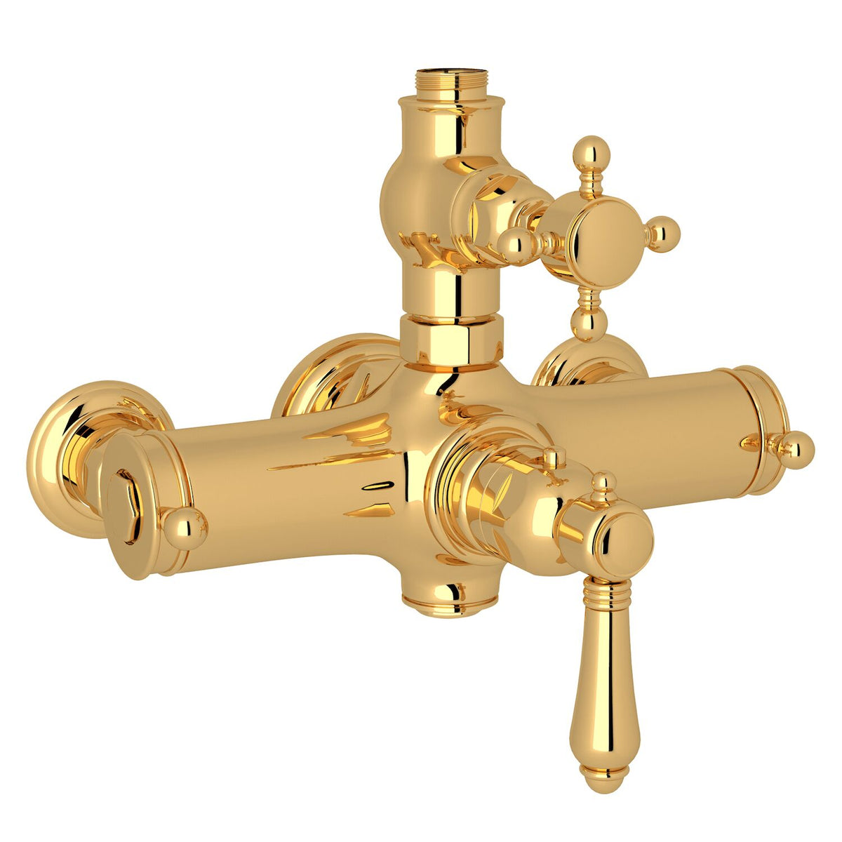 ROHL® EXPOSED THERM VALVE WITH VOLUME AND TEMPERATURE CONTROL (CROSS HANDLE) - robinsonco.ca
