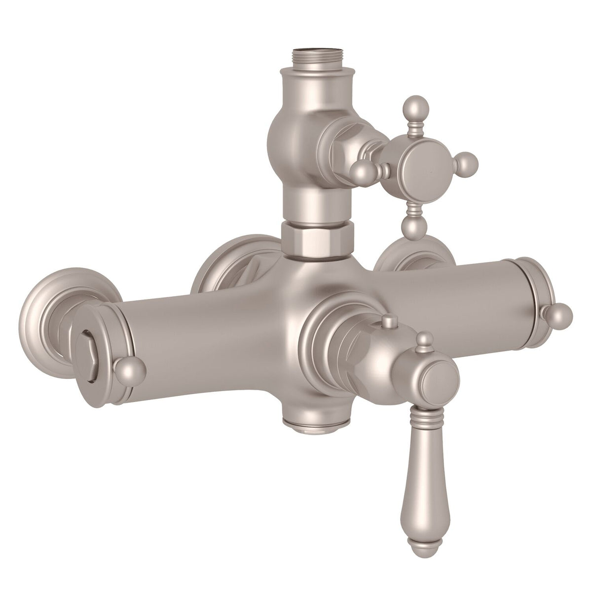 ROHL® EXPOSED THERM VALVE WITH VOLUME AND TEMPERATURE CONTROL (CROSS HANDLE) - robinsonco.ca