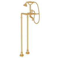 ACQUI FLOOR MOUNT TUB FILLER (LEVER HANDLE) - robinsonco.ca