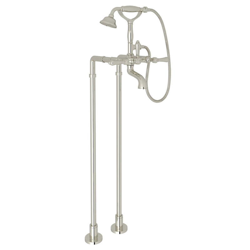 ACQUI FLOOR MOUNT TUB FILLER (LEVER HANDLE) - robinsonco.ca