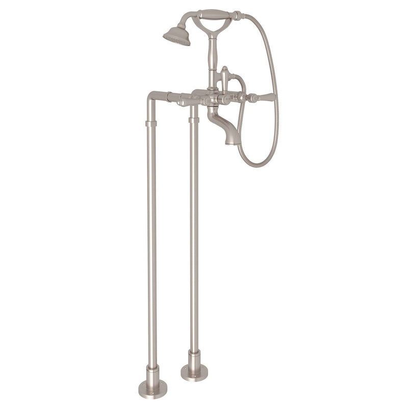 ACQUI FLOOR MOUNT TUB FILLER (LEVER HANDLE) - robinsonco.ca