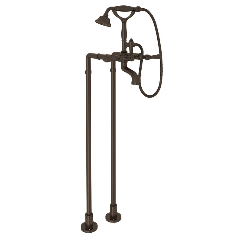 ACQUI FLOOR MOUNT TUB FILLER (LEVER HANDLE) - robinsonco.ca