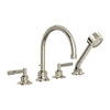 GRACELINE® 4-HOLE DECK MOUNT TUB FILLER (LEVER HANDLE) - robinsonco.ca