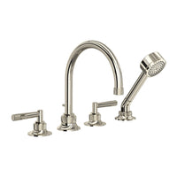 GRACELINE® 4-HOLE DECK MOUNT TUB FILLER (LEVER HANDLE) - robinsonco.ca