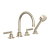 GRACELINE® 4-HOLE DECK MOUNT TUB FILLER (LEVER HANDLE) - robinsonco.ca