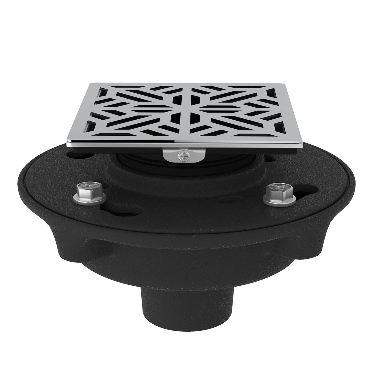 ROHL® CAST IRON 2" NO HUB DRAIN KIT WITH 3144 MOSAIC DECORATIVE COVER