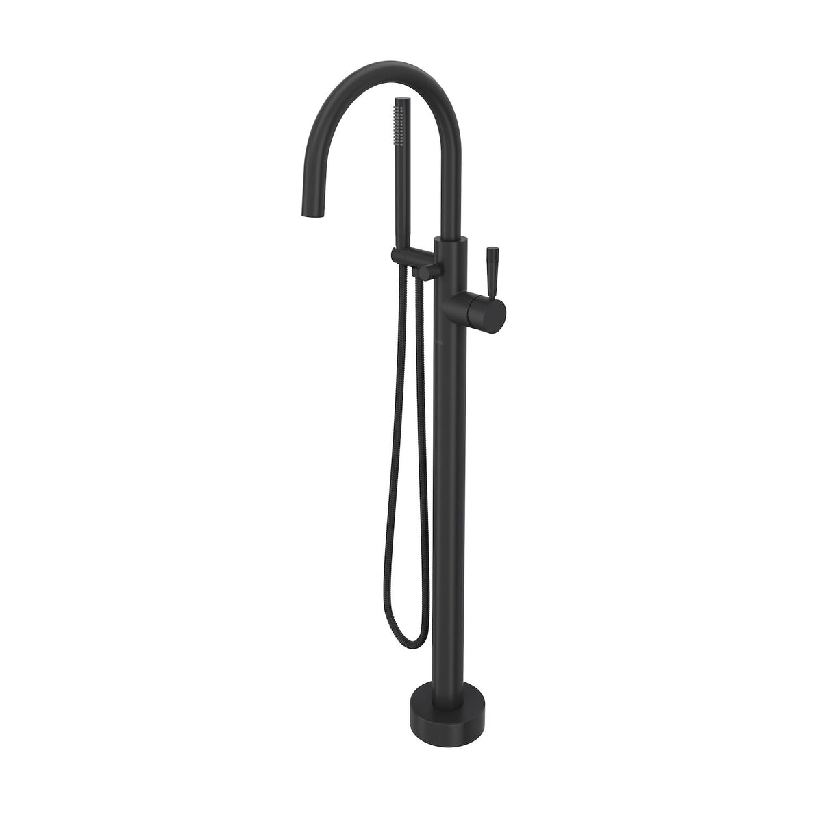 GRACELINE KNURLED SINGLE HOLE FLOOR MOUNT TUB FILLER TRIM (LEVER HANDLE)
