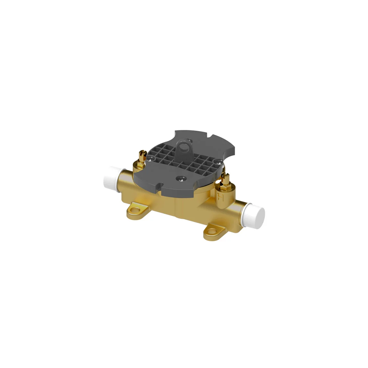Baril rough-in for floor-mounted tub filler component