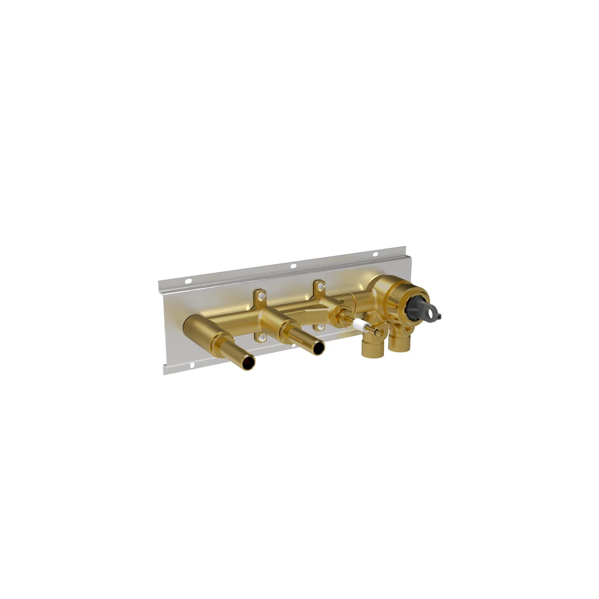 ROUGH-IN FOR WALL-MOUNTED TUB FAUCET (WITHOUT CARTRIDGE)