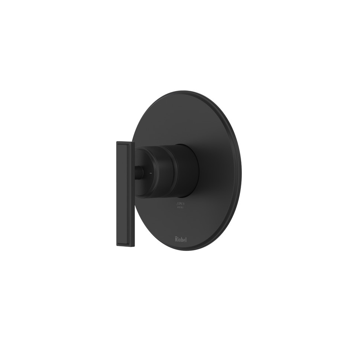 Black Manifesto pressure balance trim by Riobel