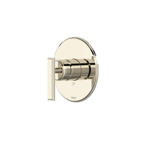 Polished Nickel Manifesto pressure balance trim by Riobel