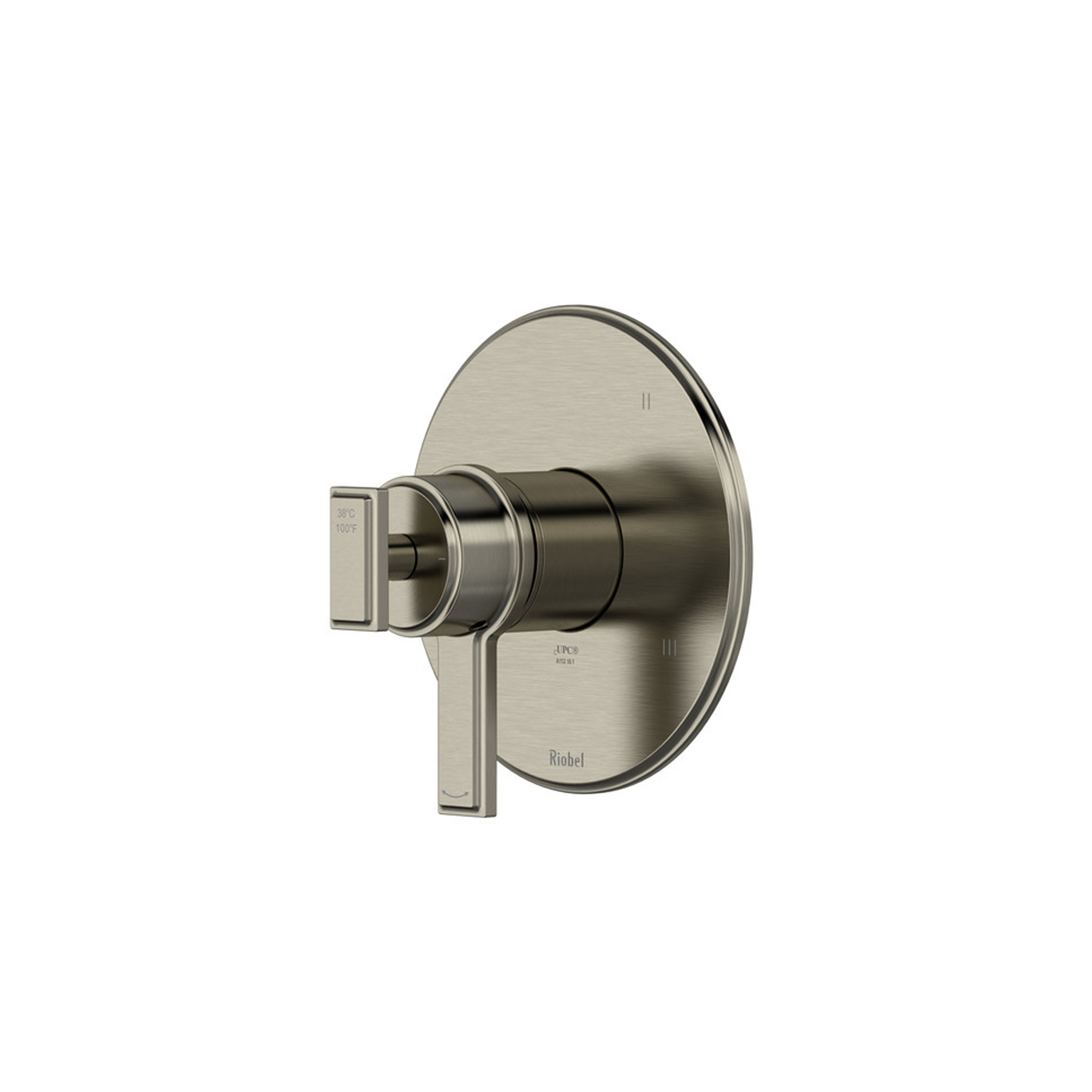 BRUSHED NICKEL MANIFESTO™ 1/2 THERM & PRESSURE BALANCE TRIM WITH 3 FUNCTIONS