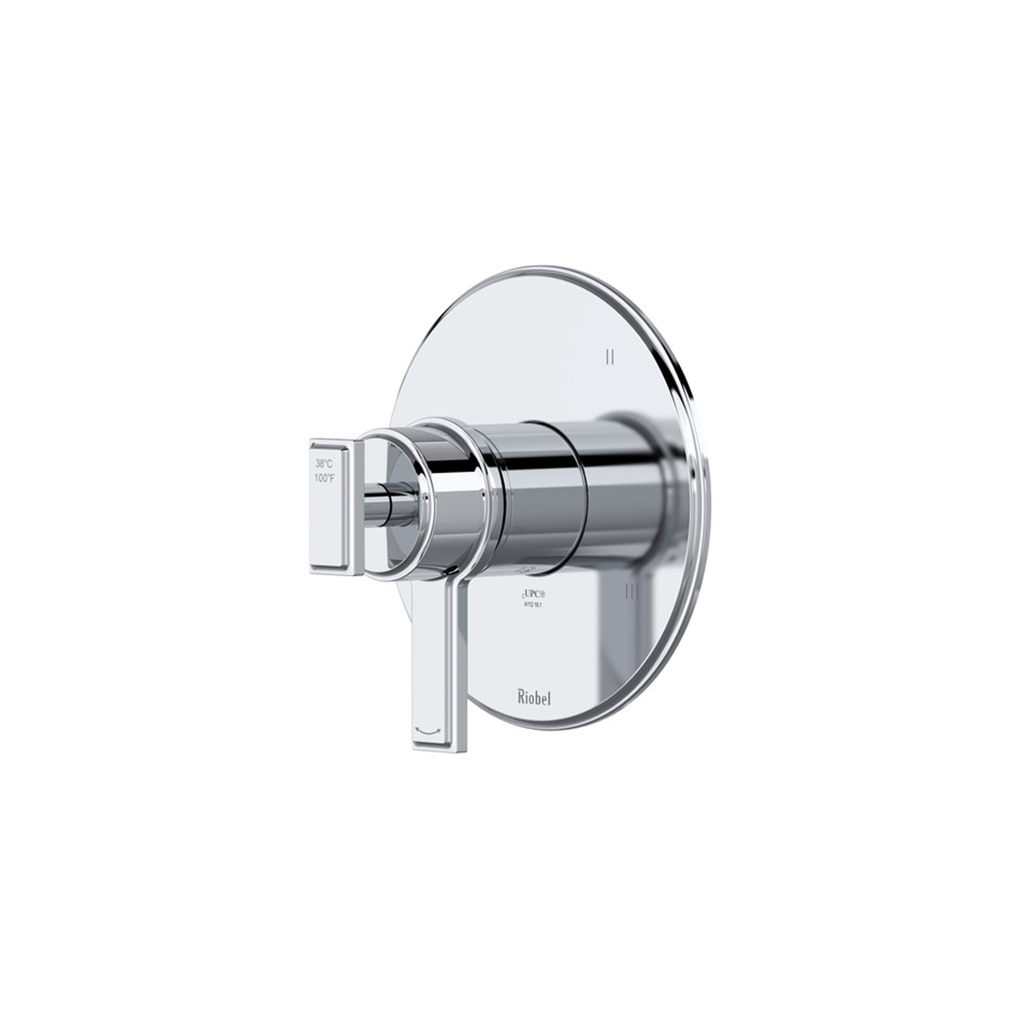 Manifesto therm & pressure balance trim with 5 functions in chrome finish