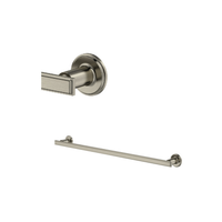 Brushed Nickel Manifesto towel holder by Riobel