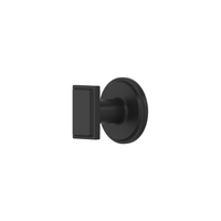 Manifesto Robe Hook by Riobel in black finish