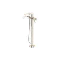 POLISHED NICKEL MANIFESTO™ THERMOSTATIC SINGLE HOLE FLOOR MOUNT TUB FILLER TRIM