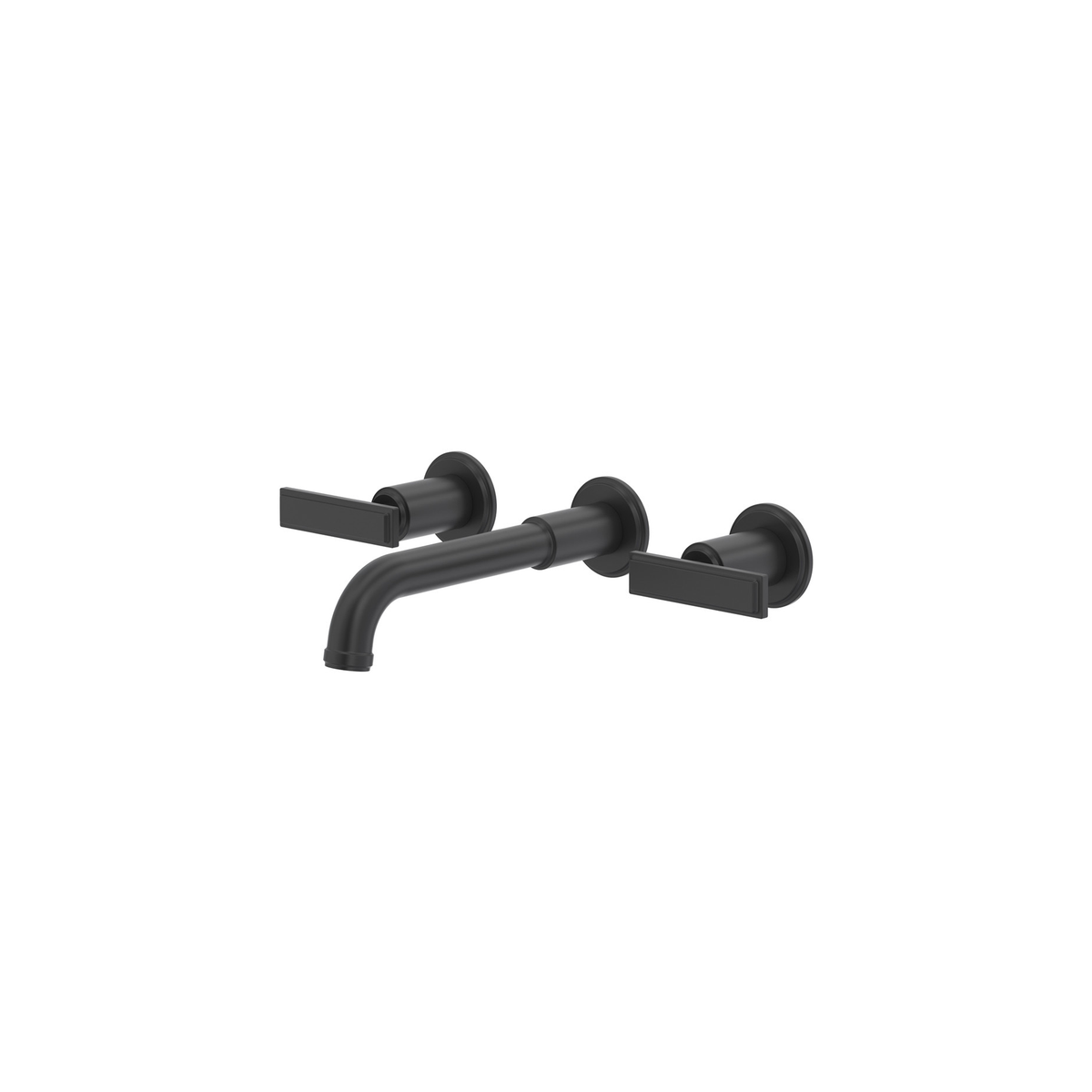 MANIFESTO™ WALL MOUNT LAVATORY FAUCET TRIM BLACK- LEVEL HANDLE