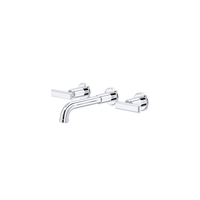 MANIFESTO™ WALL MOUNT LAVATORY FAUCET TRIM CHROME- LEVEL HANDLE