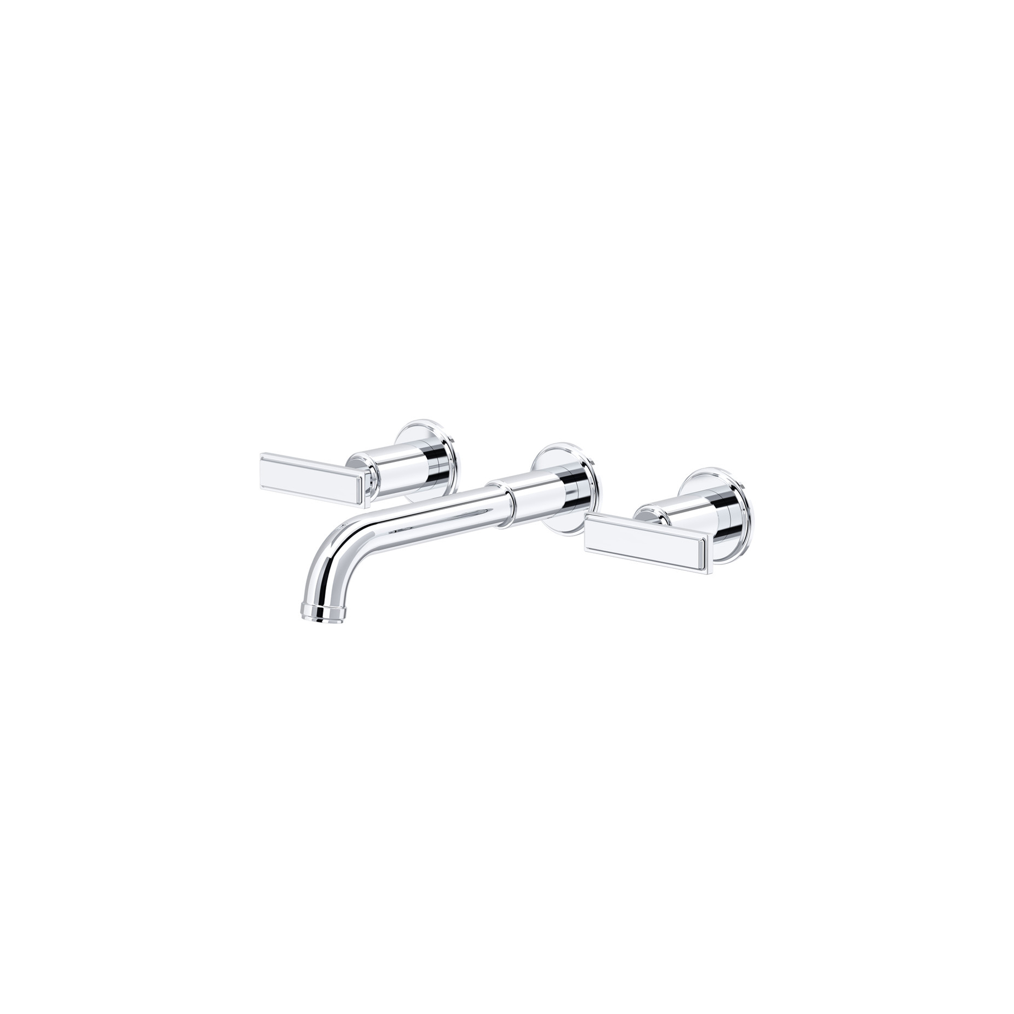 MANIFESTO™ WALL MOUNT LAVATORY FAUCET TRIM CHROME- LEVEL HANDLE