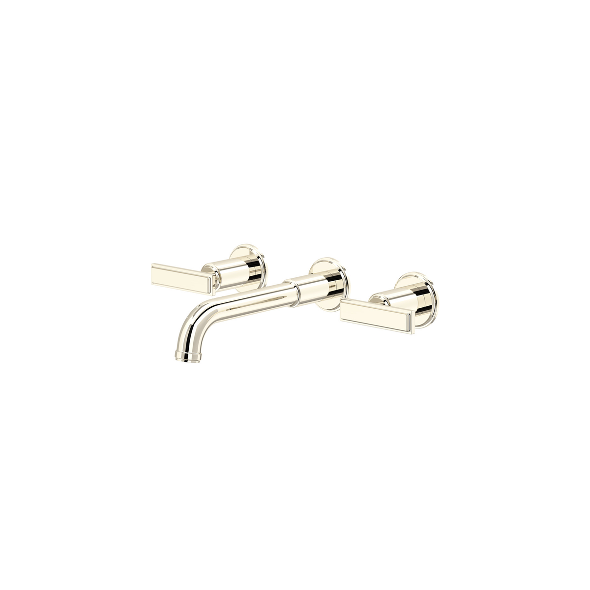 MANIFESTO™ WALL MOUNT LAVATORY FAUCET TRIM POLISHED NICKEL- LEVEL HANDLE