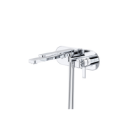 MANIFESTO™ WALL MOUNT THERM / PRESSURE BALANCE TUB FILLER TRIM - CHROME