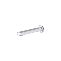Chrome Manifesto wall-mount tub spout by Riobel