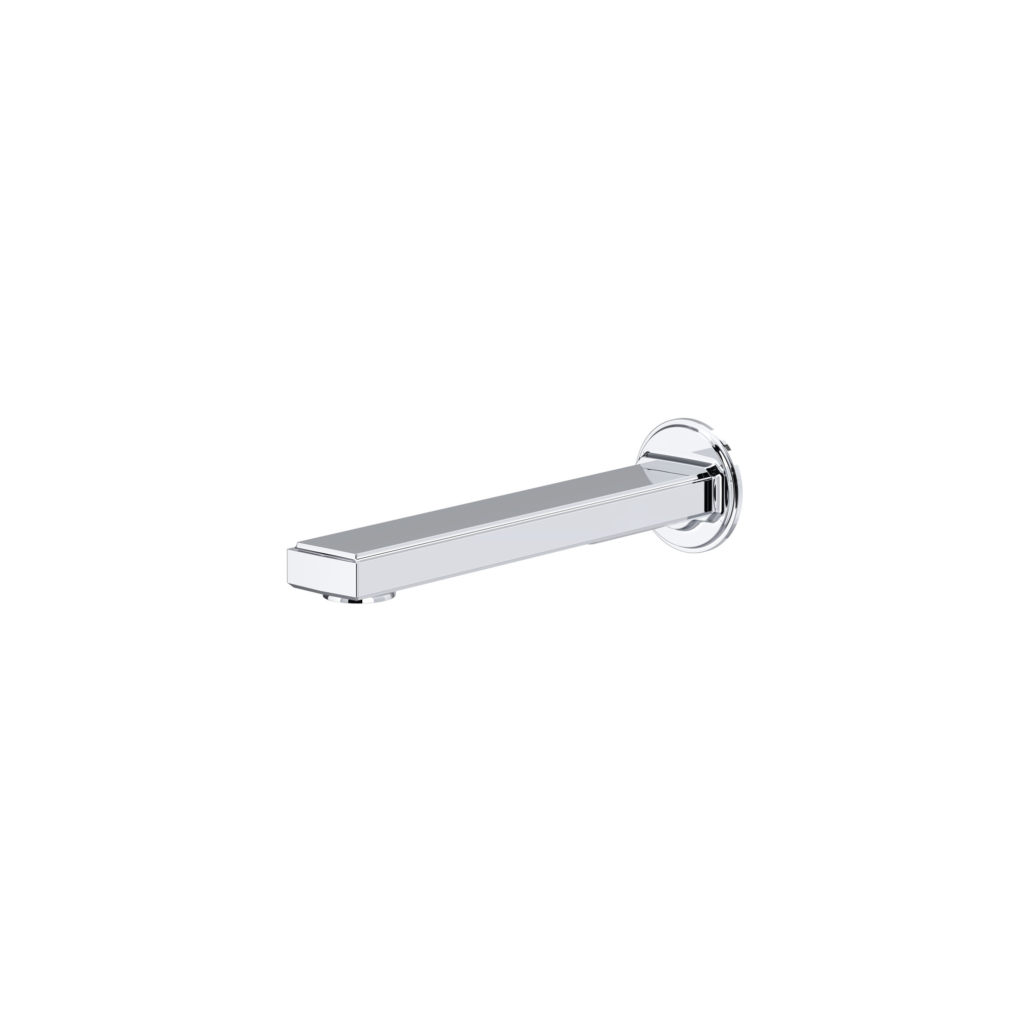Chrome Manifesto wall-mount tub spout by Riobel
