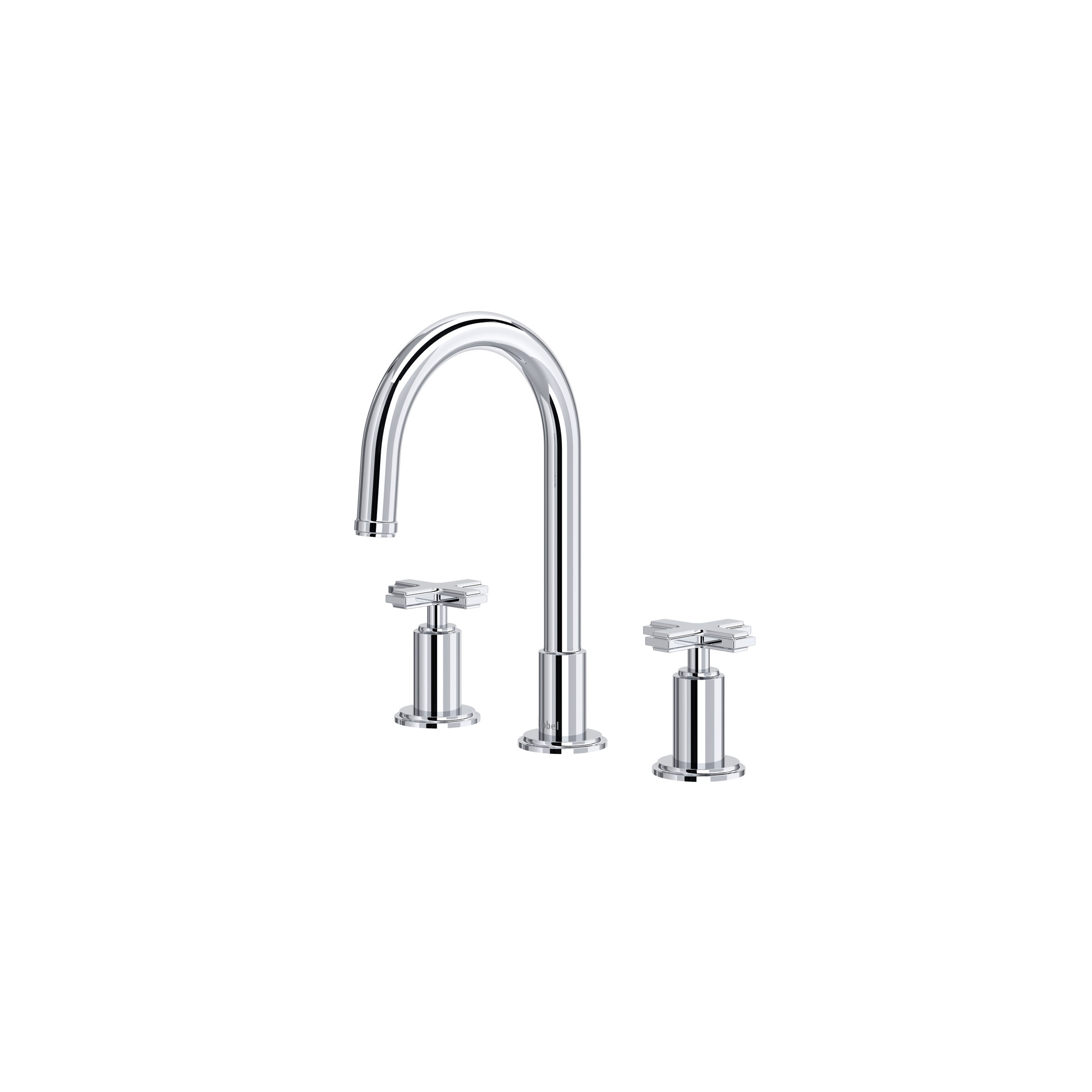MANIFESTO™ WIDESPREAD LAVATORY FAUCET WITH C-SPOUT-CHROME-CROSS HANDLE
