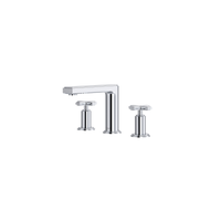 MANIFESTO™ WIDESPREAD LAVATORY FAUCET WITH LOW SPOUT-CHROME-CROSS HANDLE