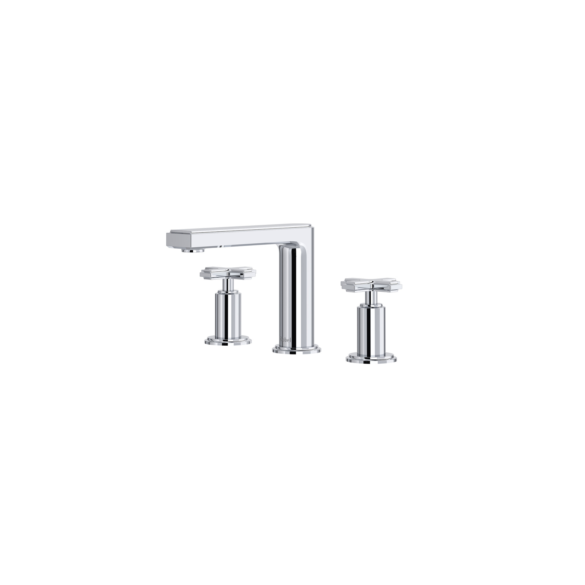 MANIFESTO™ WIDESPREAD LAVATORY FAUCET WITH LOW SPOUT-CHROME-CROSS HANDLE