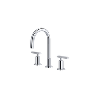 MANIFESTO™ WIDESPREAD LAVATORY FAUCET WITH C-SPOUT-CHROME-LEVER HANDLE