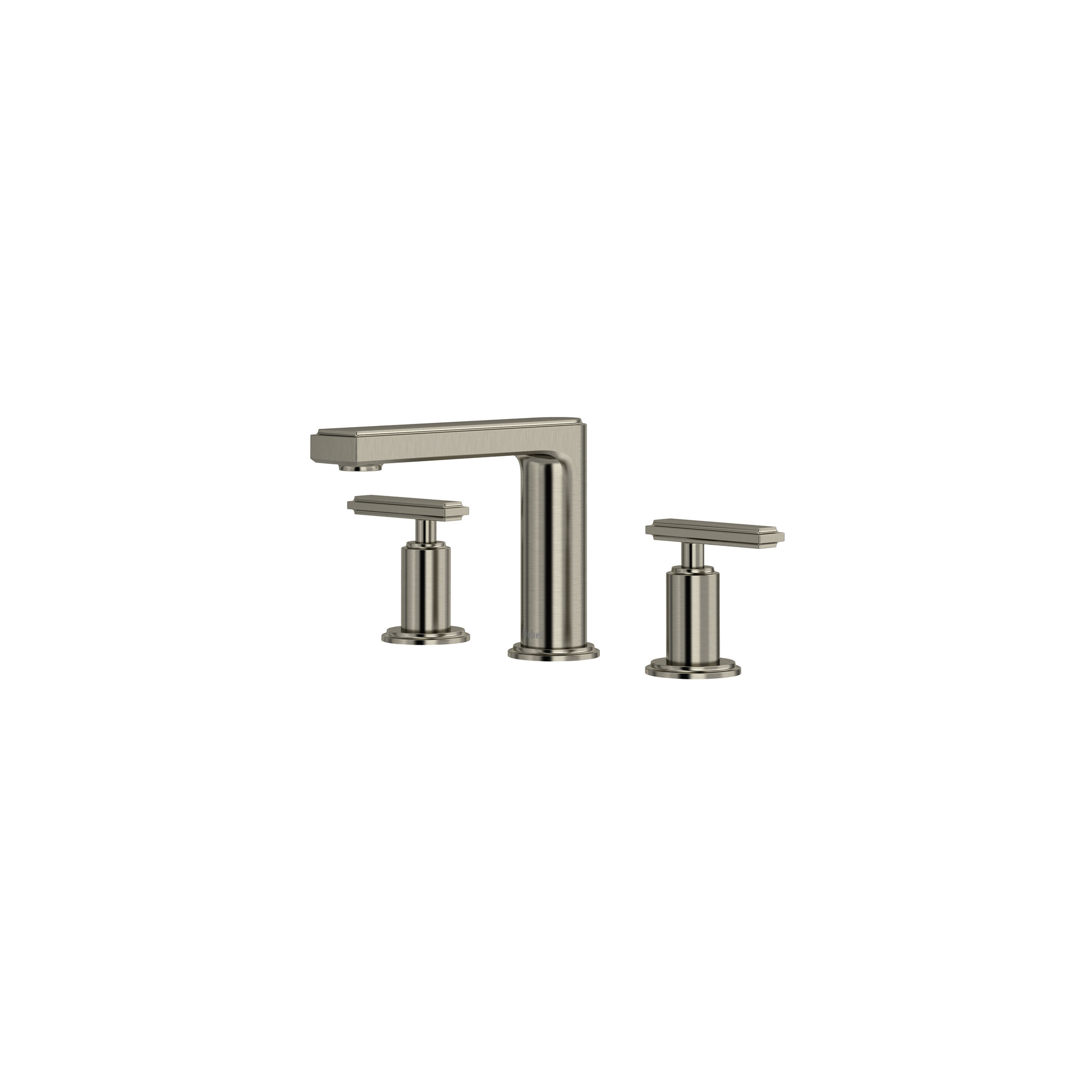 MANIFESTO™ WIDESPREAD LAVATORY FAUCET WITH LOW SPOUT-BRUSHED NICKEL-LEVER HANDLE