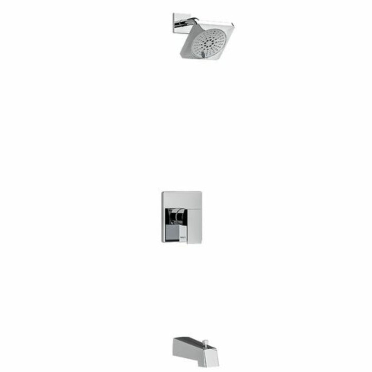 KUBIK PRESSURE BALANCE TUB AND SHOWER KIT