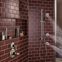 ROOK® H2OKINETIC® MULTI-FUNCTION SLIDE BAR HANDSHOWER - robinsonco.ca