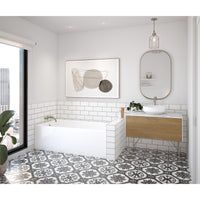RUBIX 6032 AFR ACRYLIC ALCOVE BATHTUB - robinsonco.ca