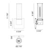 LONDON WALL SCONCE (MULTIPLE SIZES) - robinsonco.ca
