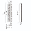 NIAGARA VANITY/WALL SCONCE (MULTIPLE SIZES) - robinsonco.ca