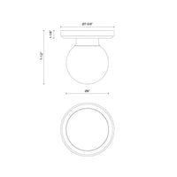 FIORE 6-IN SEMI-FLUSH MOUNT - robinsonco.ca