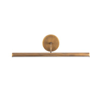 Kuzco 18" Slender wall picture light in vintage brass finish