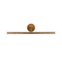 Kuzco 24" Slender wall picture light in vintage brass finish