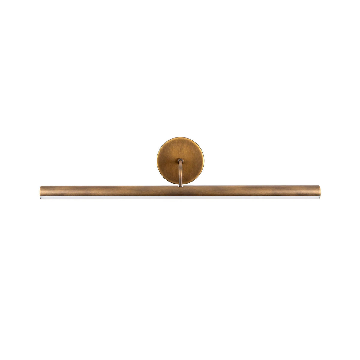 Kuzco 24" Slender wall picture light in vintage brass finish