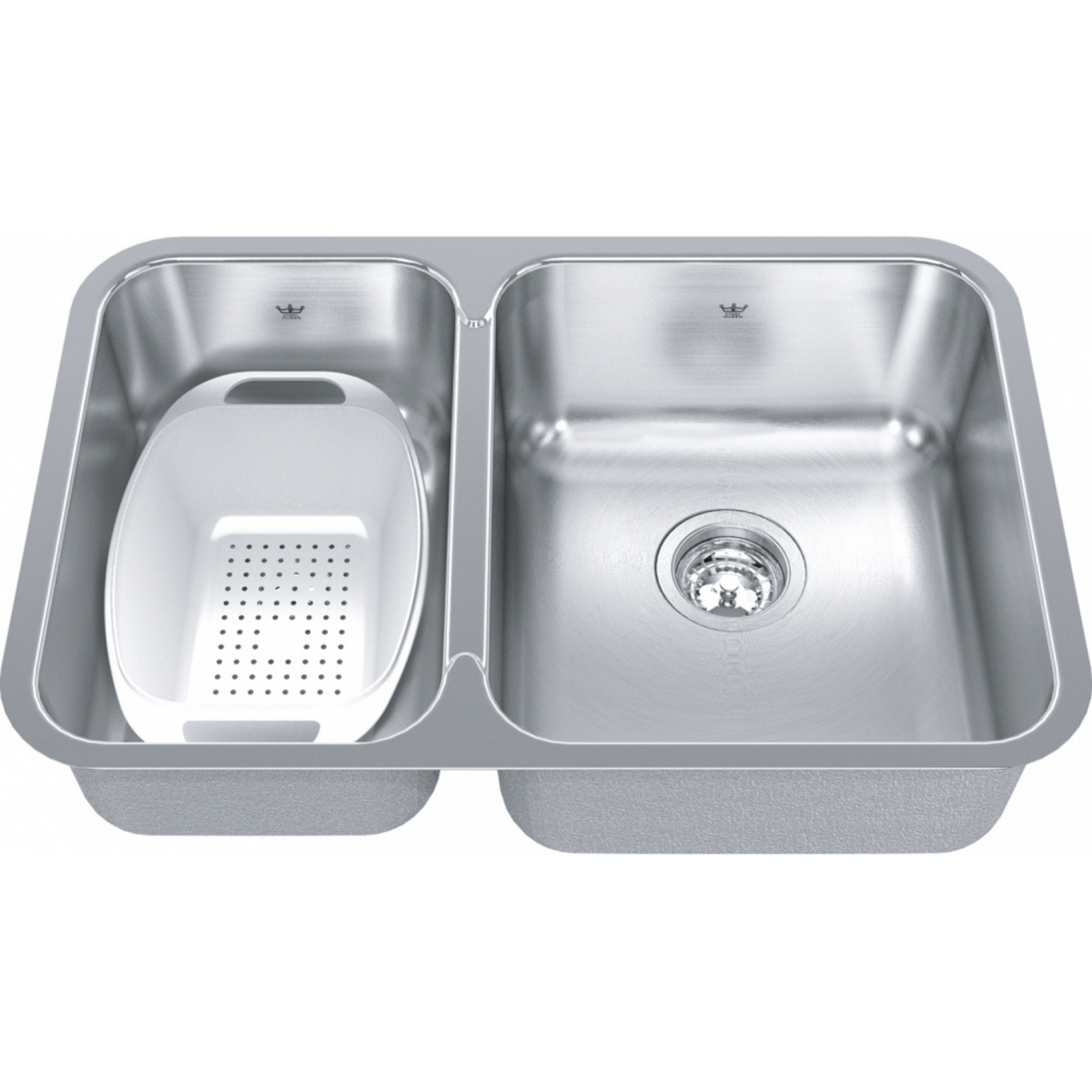 STEEL QUEEN UNDERMOUNT DOUBLE BOWL STAINLESS STEEL KITCHEN SINK - robinsonco.ca