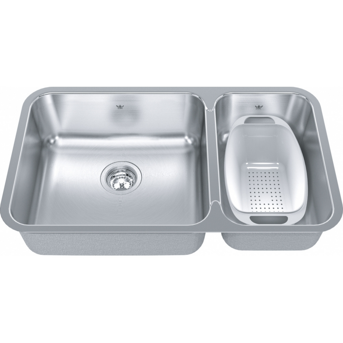 STEEL QUEEN UNDERMOUNT DOUBLE BOWL STAINLESS STEEL KITCHEN SINK - robinsonco.ca