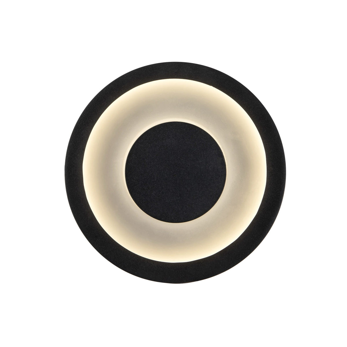 Kuzco Stephord exterior wall sconce in black finish with frosted glass