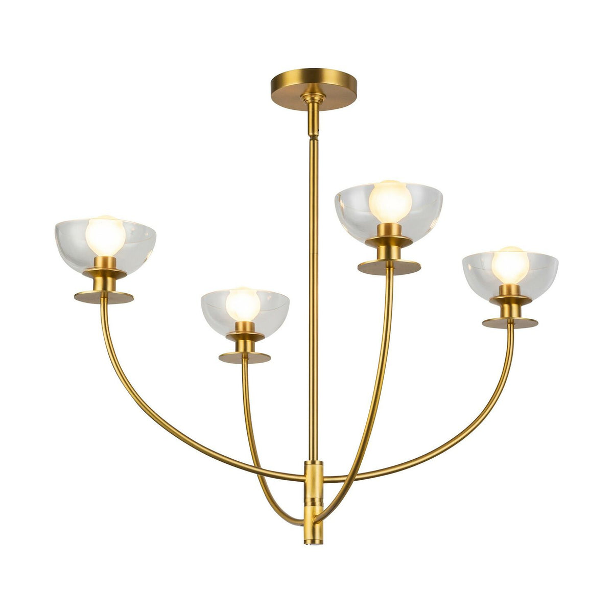 SYLVIA 26" 4 LIGHT CHANDELIER