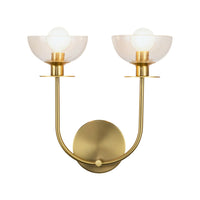 SYLVIA 12" 2 LIGHT VANITY SCONCE
