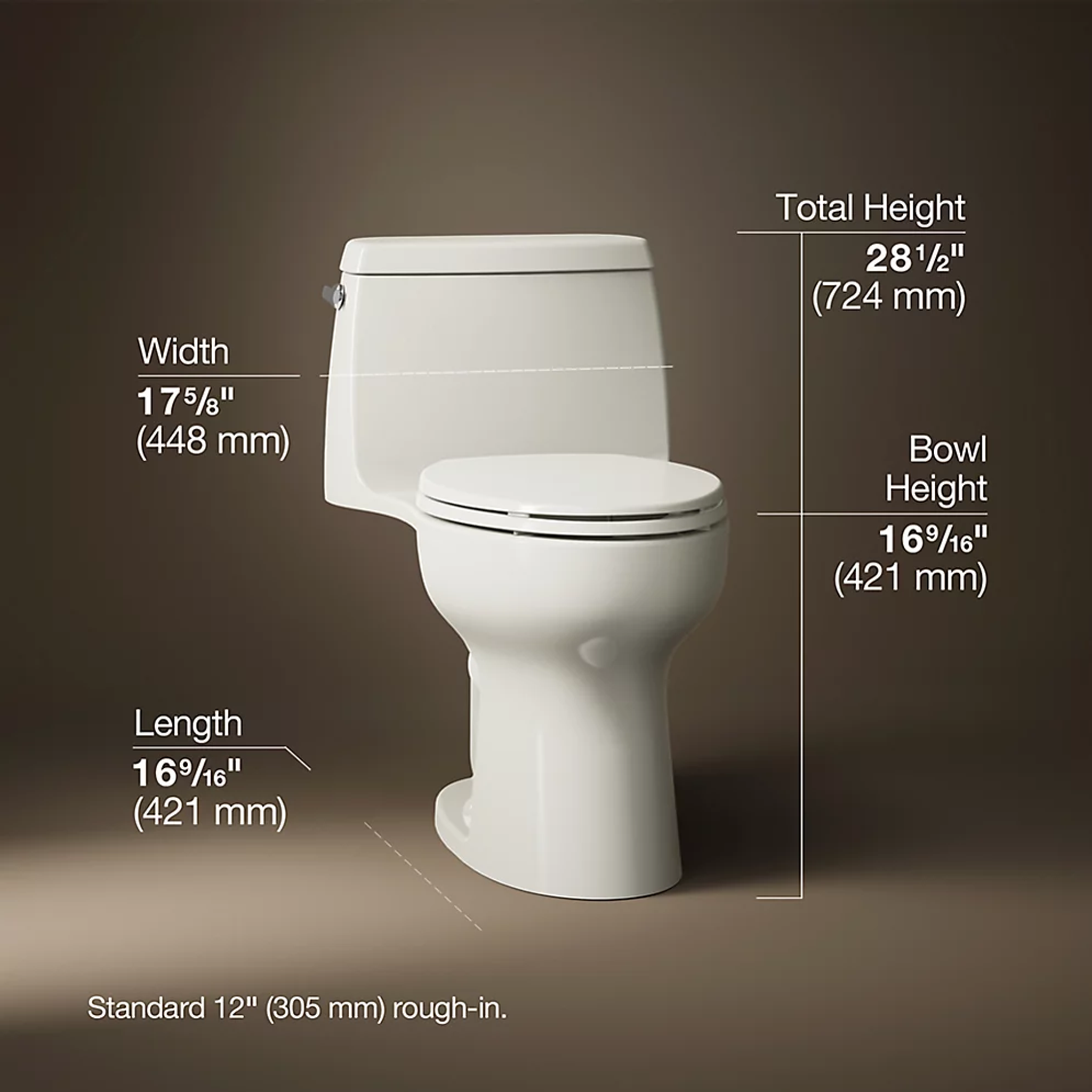 SANTA ROSA ONE-PIECE COMPACT ELONGATED TOILET - robinsonco.ca